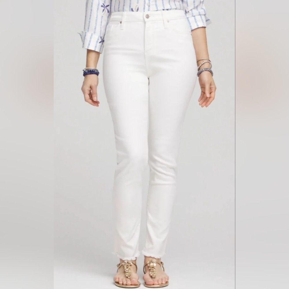 Chico's Crisp White Skinny Jeans